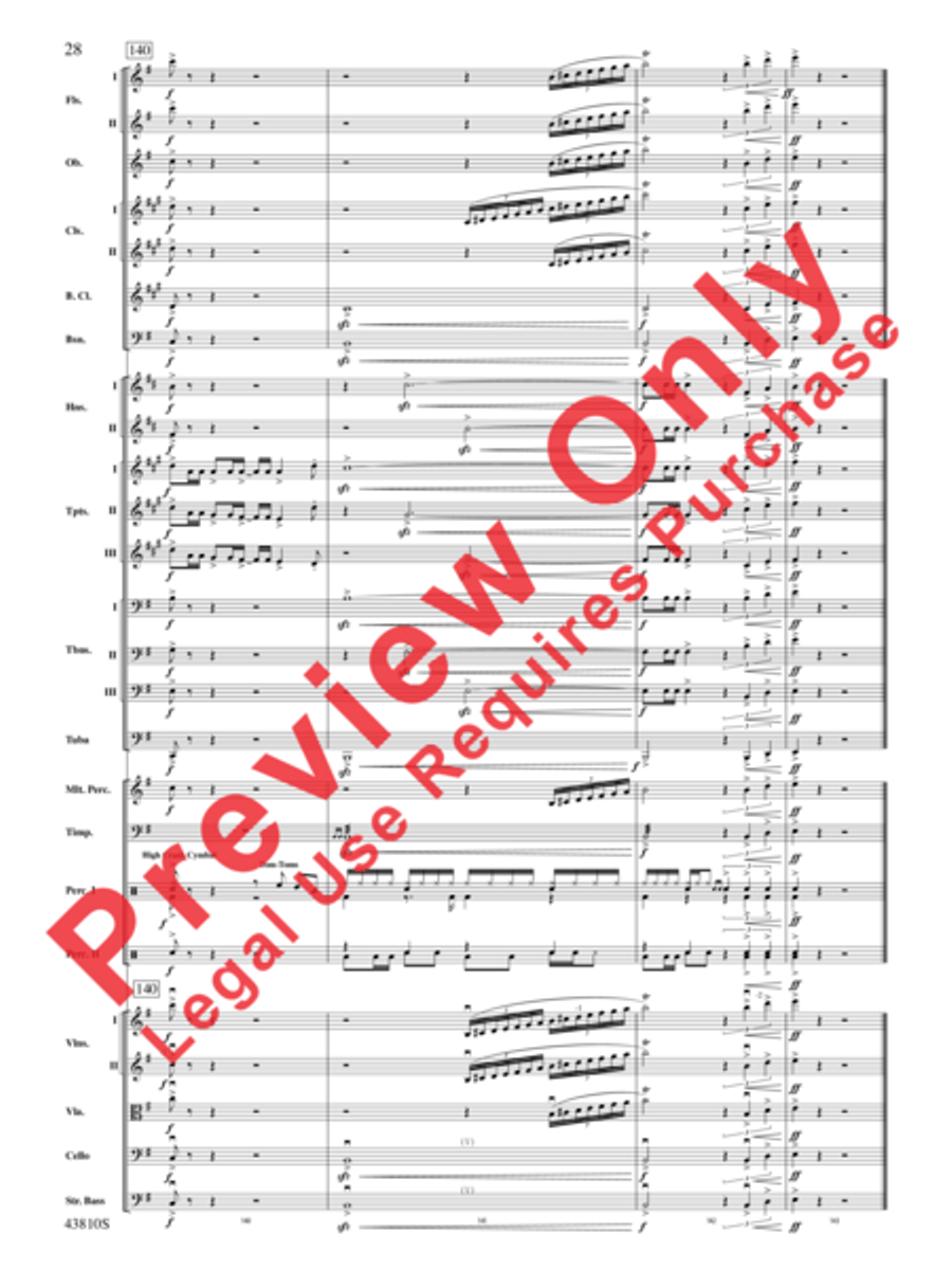 Rocky Broadway Full Orchestra scores gallery preview page 29