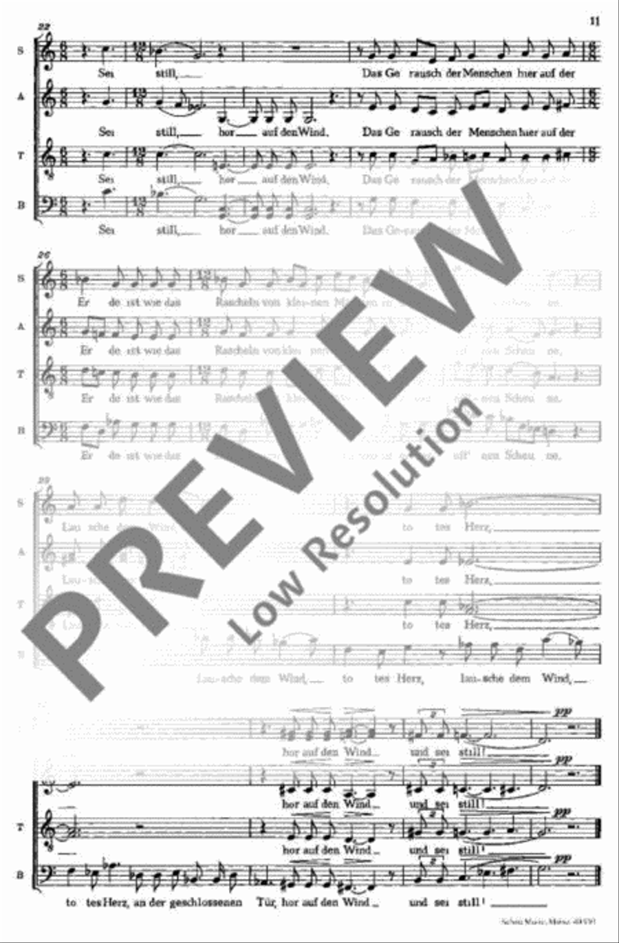 Lieder der Welt Mixed Choir scores gallery preview page 12