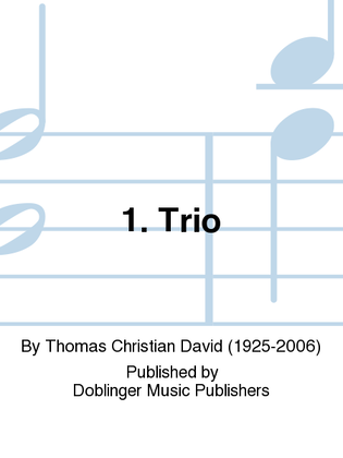 Book cover for 1. Trio