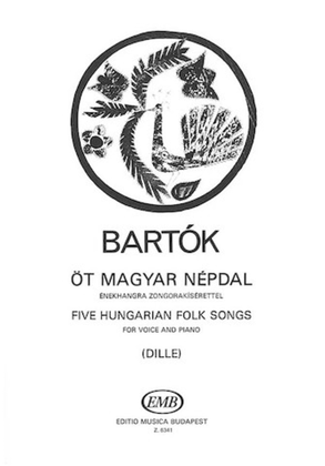 Book cover for Five Hungarian Folksongs
