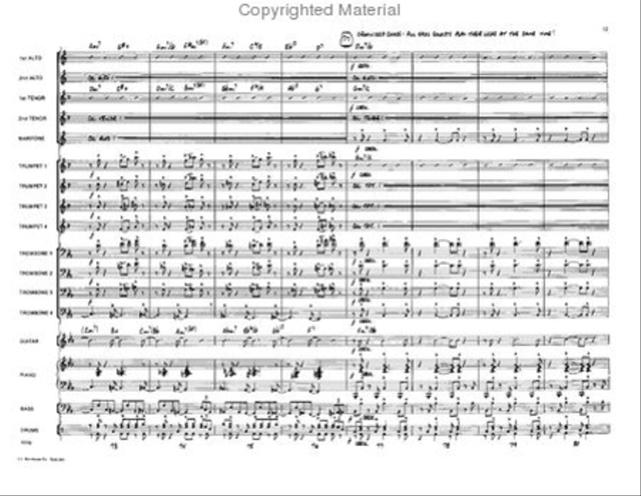 External Combustion Jazz Ensemble scores gallery preview page 12