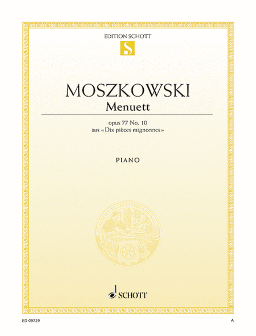 Berühmtes Menuett Berühmtes Menuett Piano Solo scores gallery preview page 1