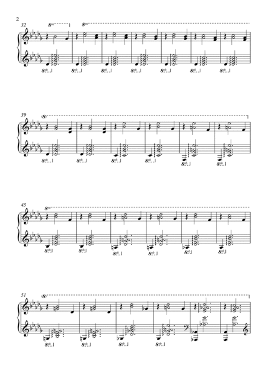 Ondulation No. 1 Piano Solo scores gallery preview page 2