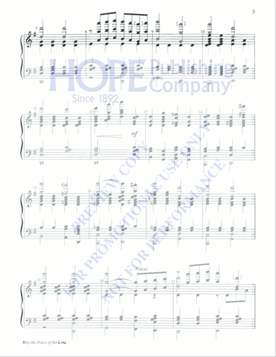 May the Peace of the Lord 5-Octaves scores gallery preview page 3