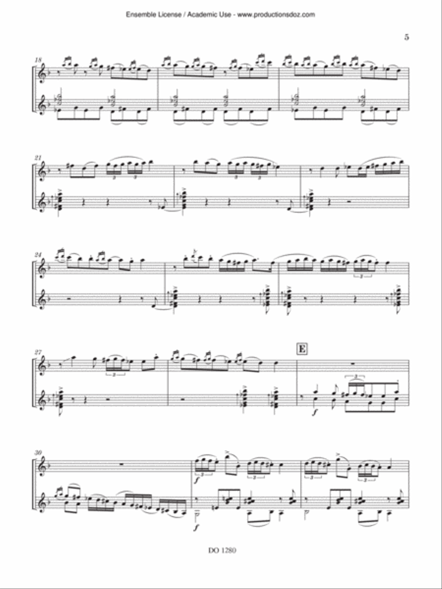 Motherlands Saxophone scores gallery preview page 5