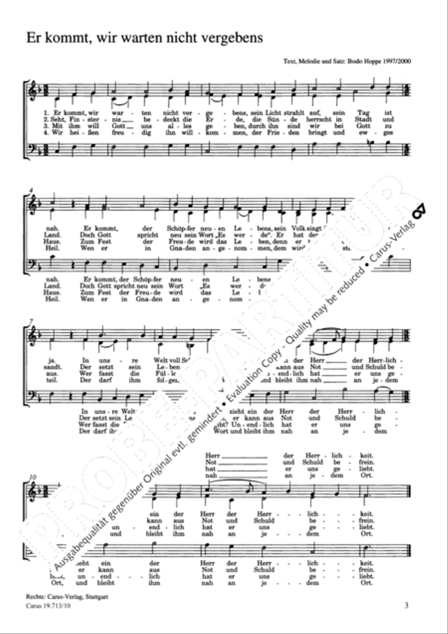 Neue Lieder und Kanons zu Advent/Weihnachten Choir scores gallery preview page 4