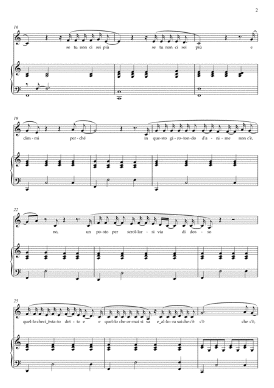 Destinazione Paradiso Voice scores gallery preview page 2