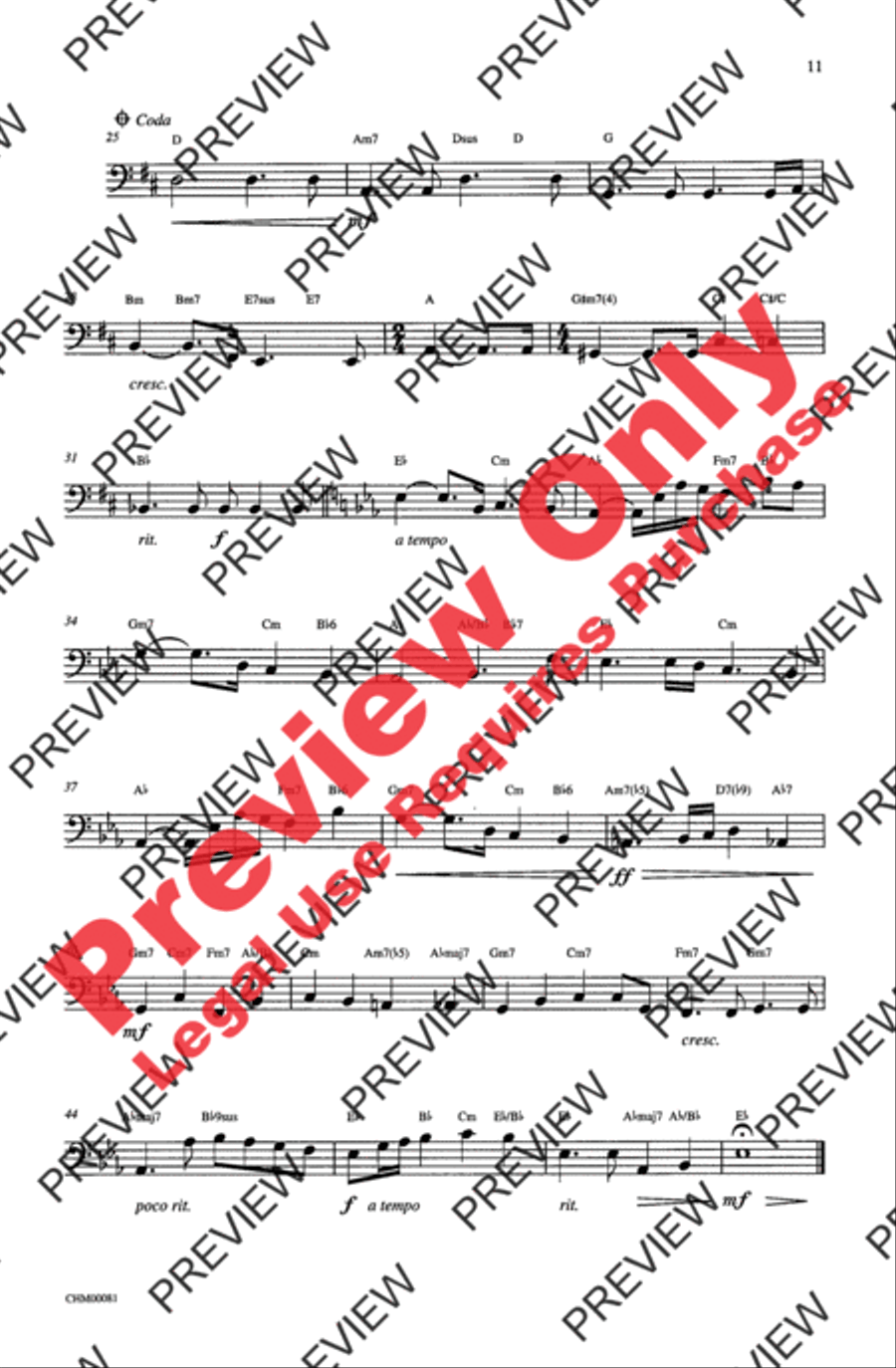 Grown Up Christmas List 2-Part scores gallery preview page 11