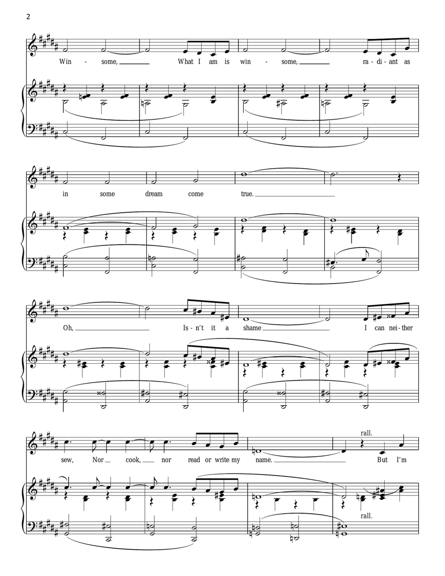 Lovely (from A Funny Thing Happened On The Way To The Forum) Piano, Vocal scores gallery preview page 2