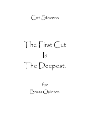 Book cover for The First Cut Is The Deepest