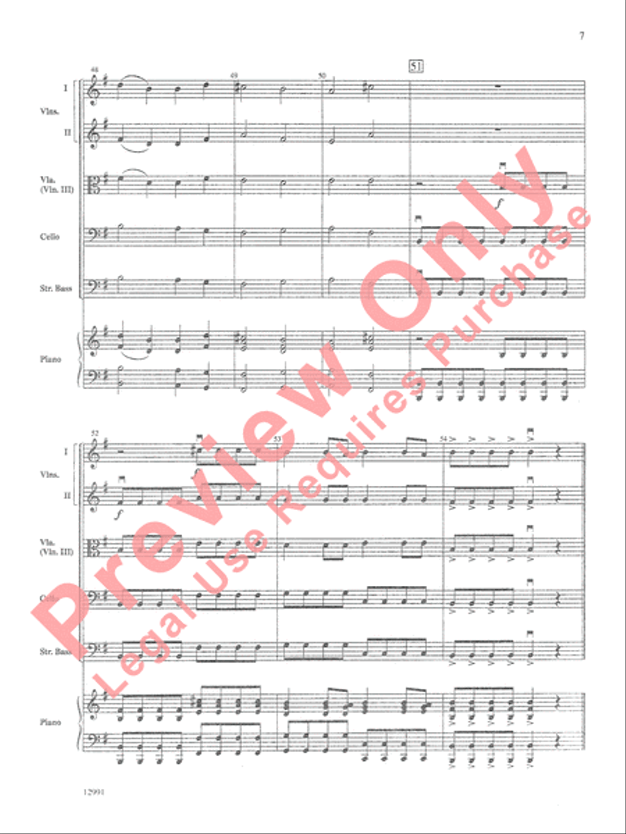 Star Dancer String Orchestra scores gallery preview page 8