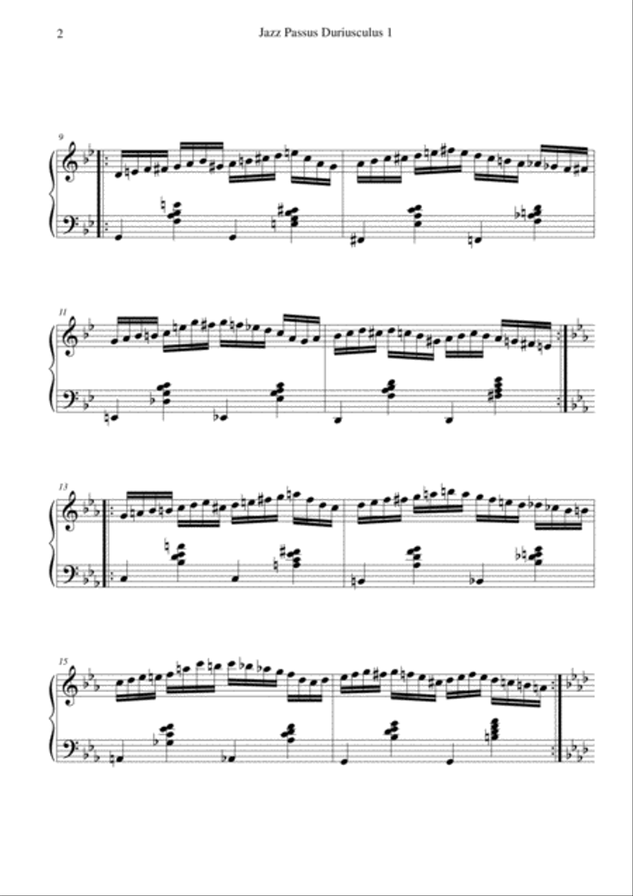 Jazz Passus Duriusculus 1 Piano Method scores gallery preview page 2