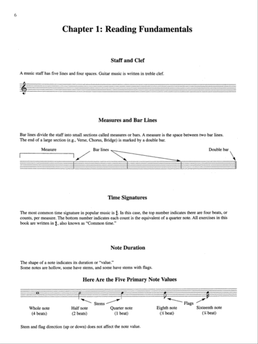 Essential Skills for Sight-Reading Guitar Guitar scores gallery preview page 3