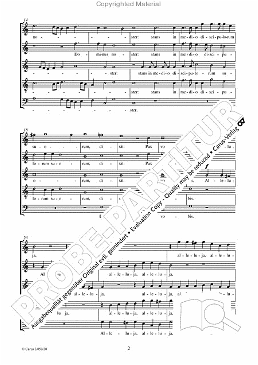 Surgens Jesus Dominus Surgens Jesus Dominus SSATB scores gallery preview page 3