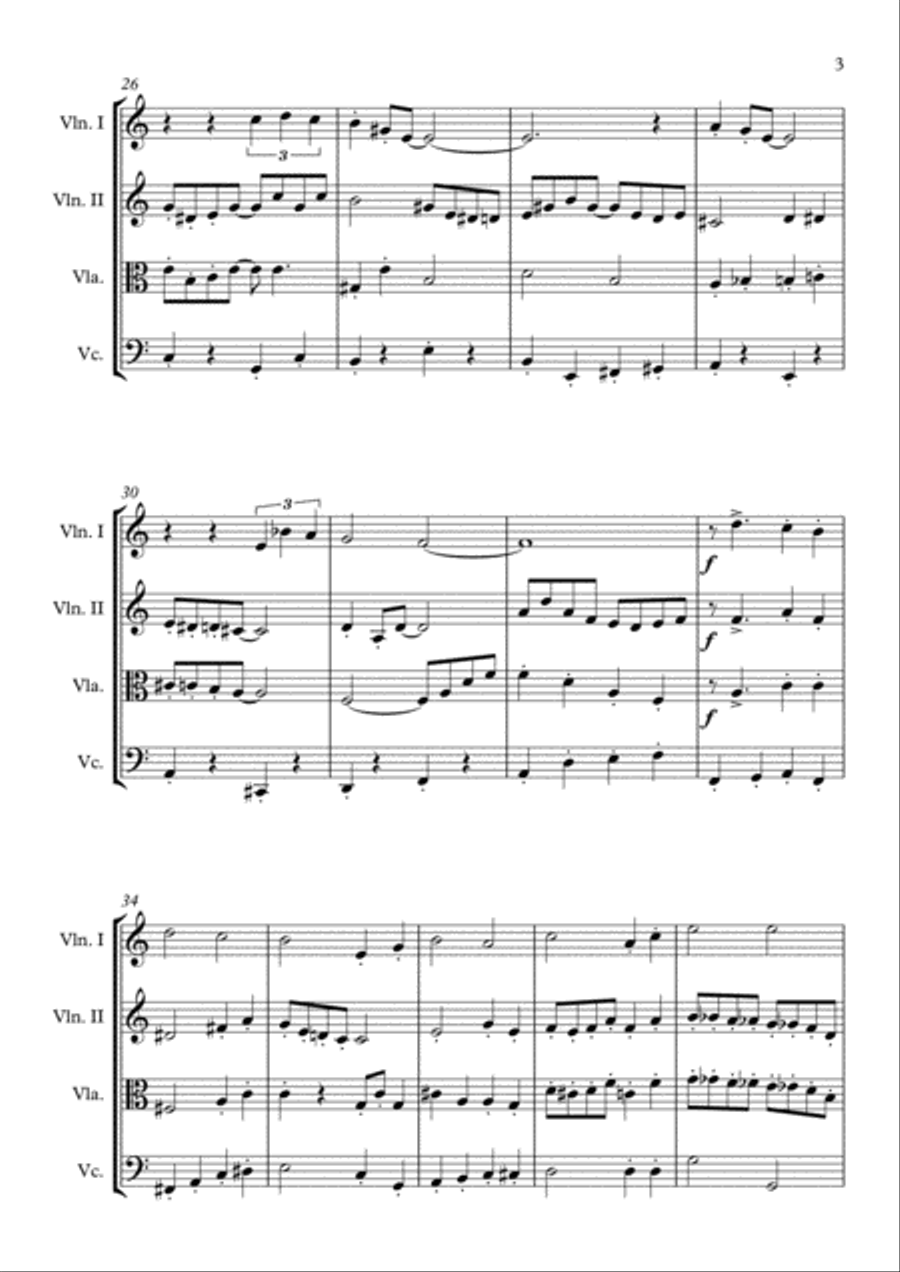 All Of Me All Of Me String Quartet scores gallery preview page 3