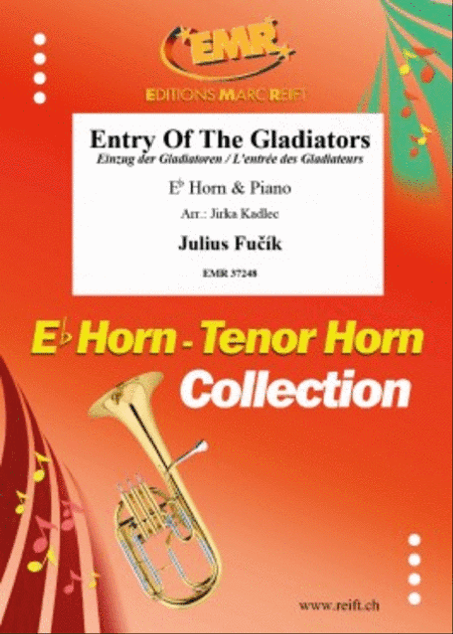 Entry Of The Gladiators Horn scores gallery preview page 1