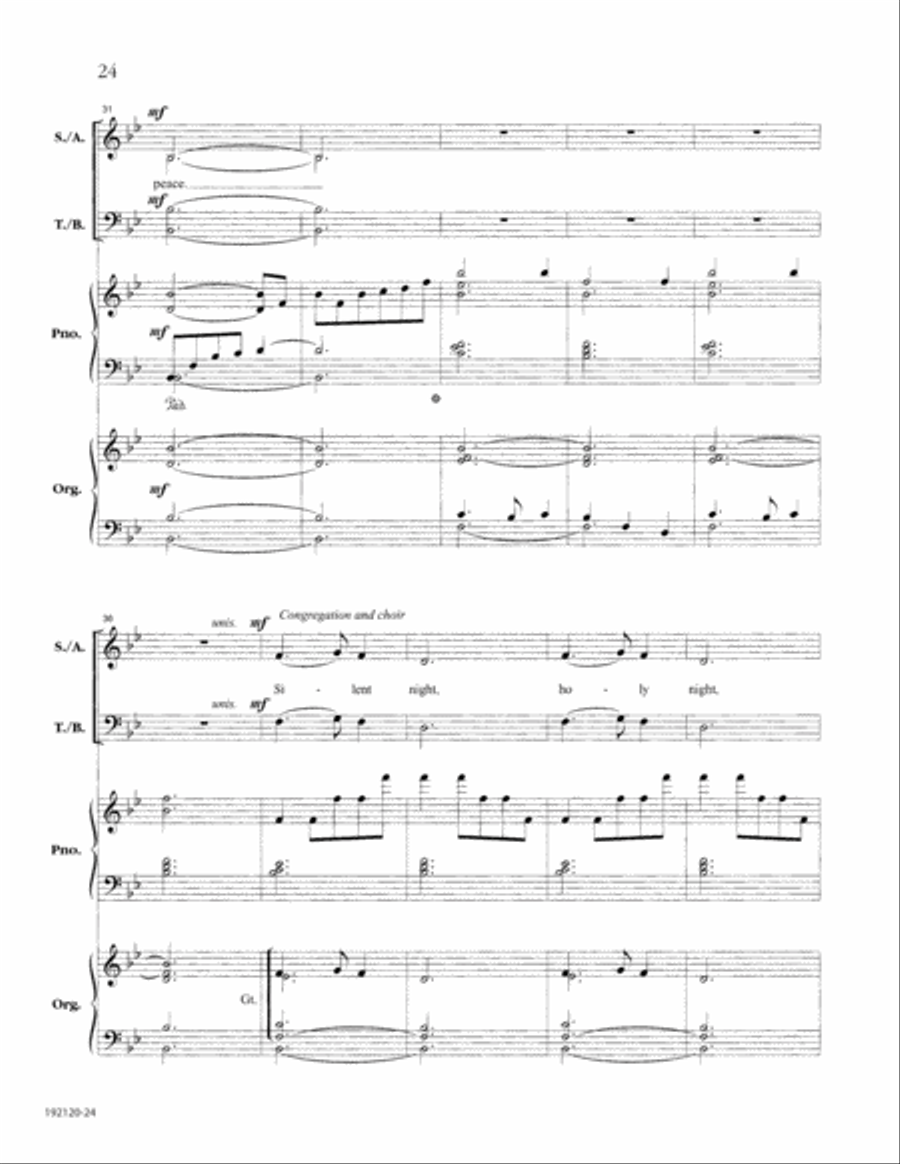 Let the People Sing at Christmas 4-Part scores gallery preview page 28