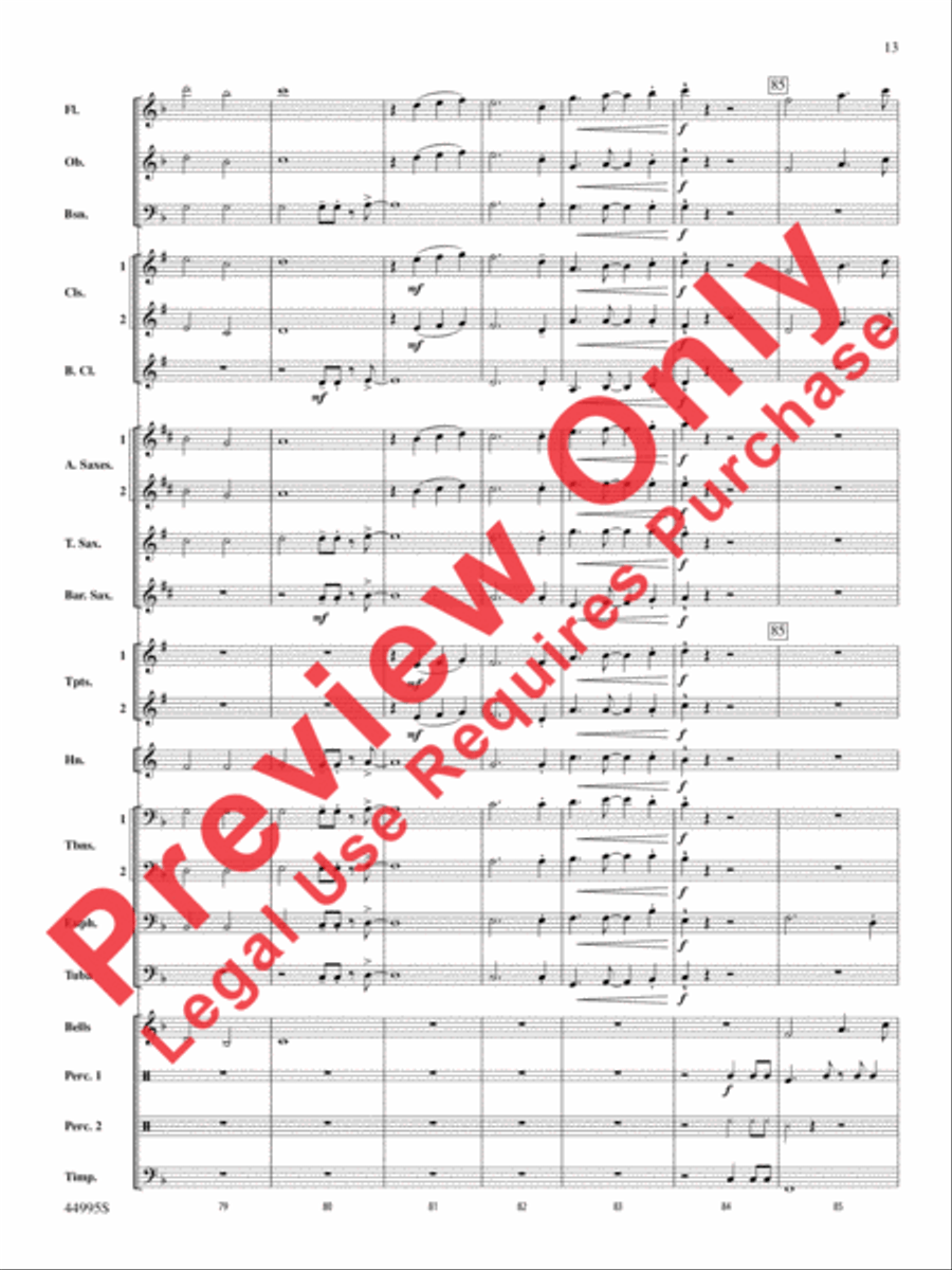 Djembe Laya Concert Band scores gallery preview page 30