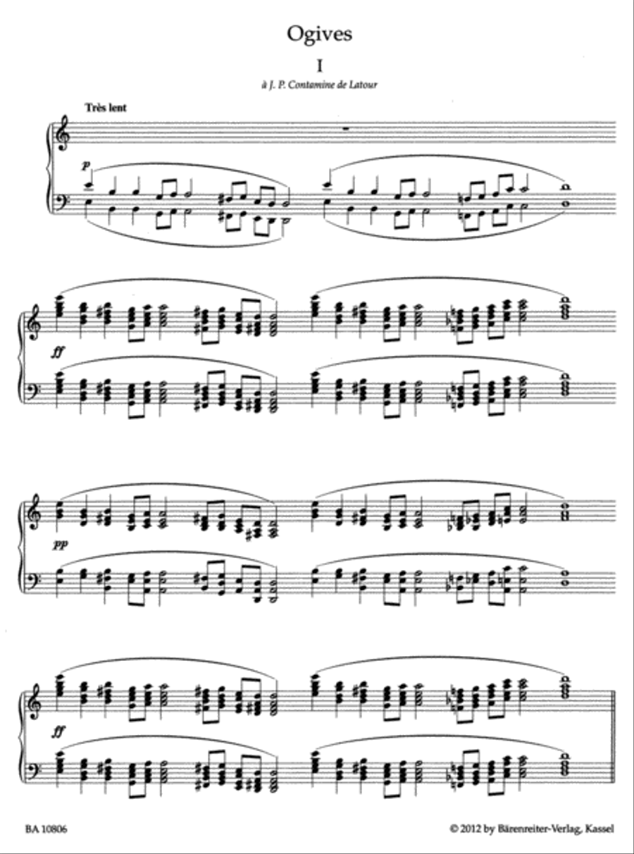 Ogives / Gymnopédies Piano Solo scores gallery preview page 2