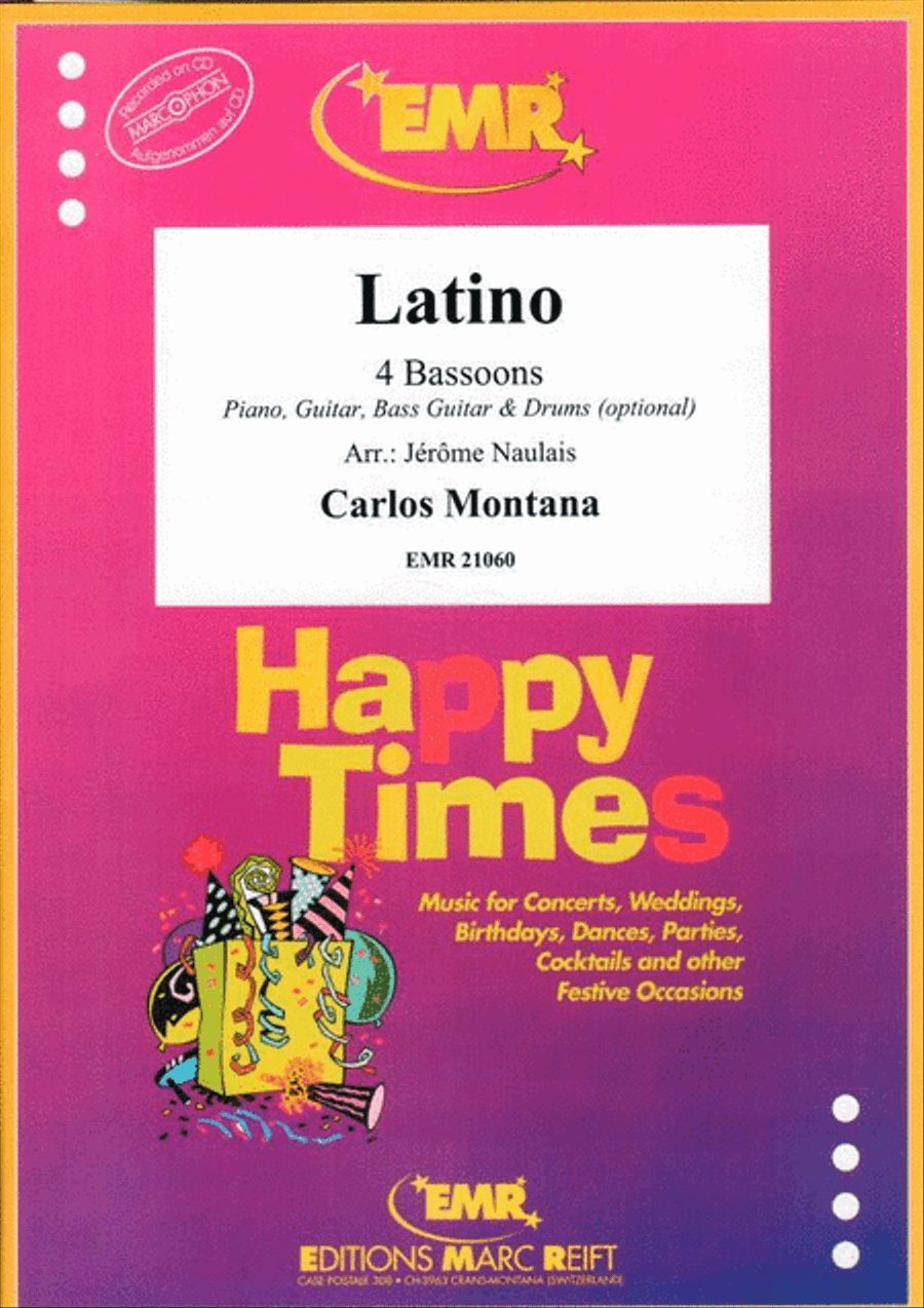 Latino Bassoon Quartet scores gallery preview page 1