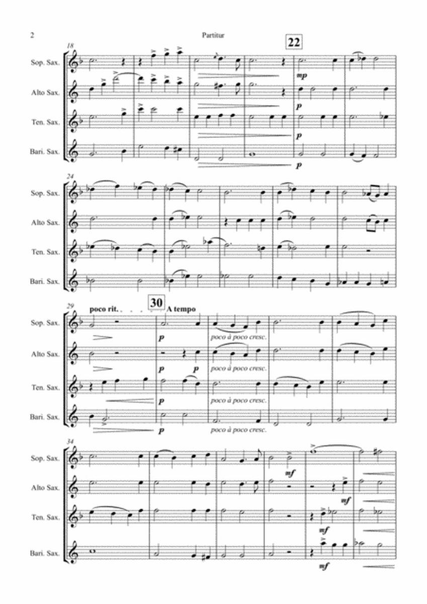 Ave Verum Corpus - W.A. Mozart - Saxophone Quartet