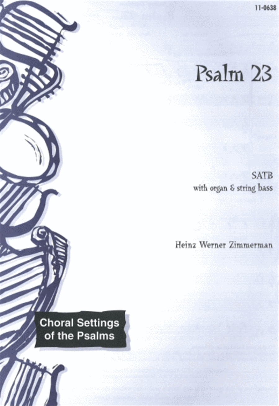 Psalm 23 4-Part scores gallery preview page 1