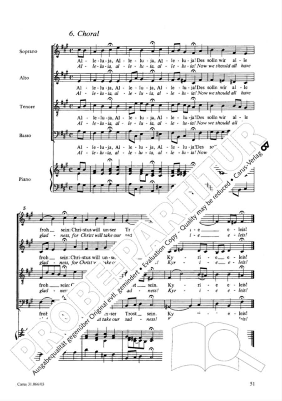 Be joyful, you Christians (Erfreut euch, ihr Herzen) ATB scores gallery preview page 52