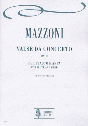 Valse da concerto for Flute and Harp (1976)