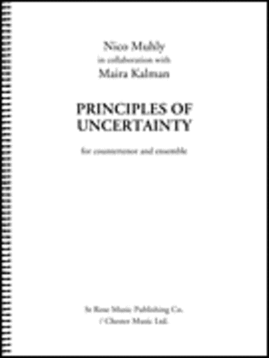 Principles of Uncertainty Countertenor Voice scores gallery preview page 1