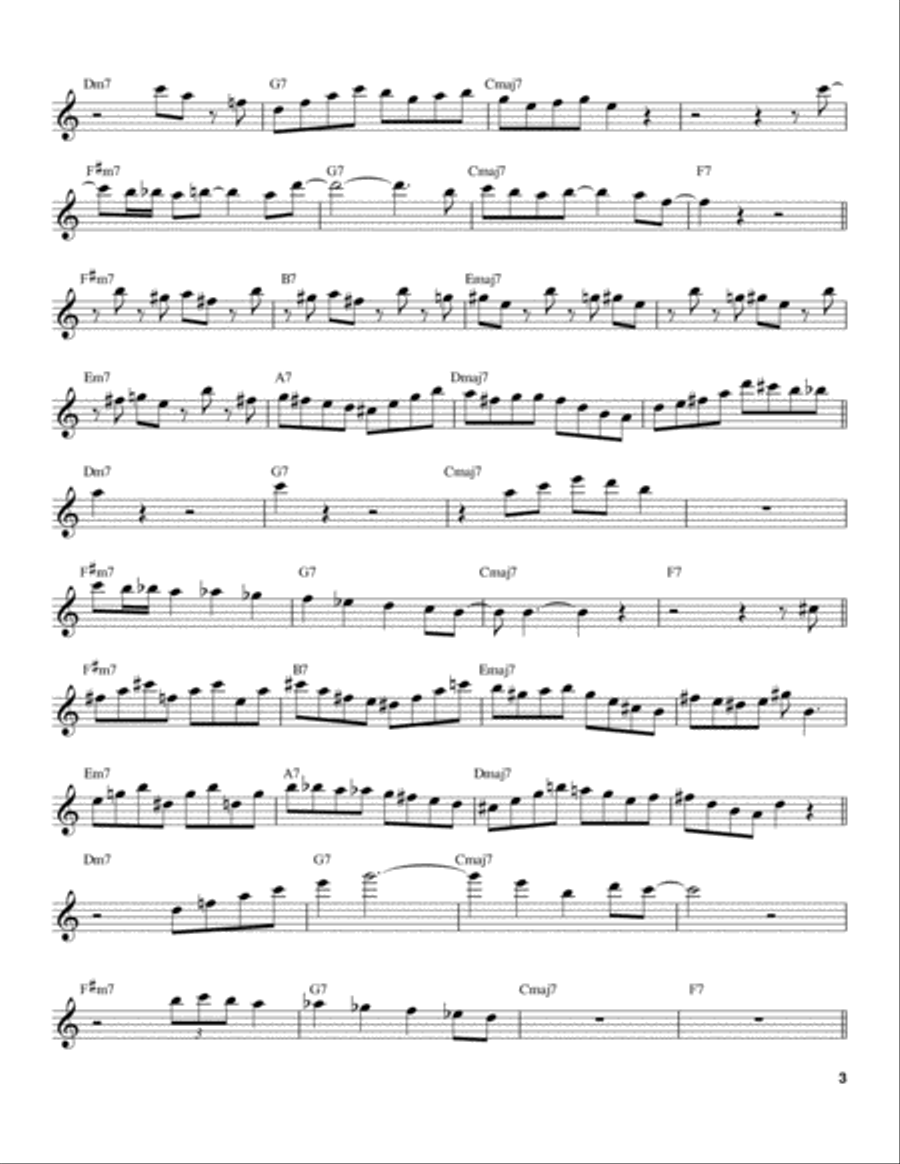 Tune Up Tenor Saxophone scores gallery preview page 3