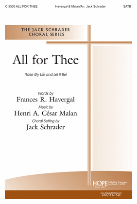 Book cover for All For Thee