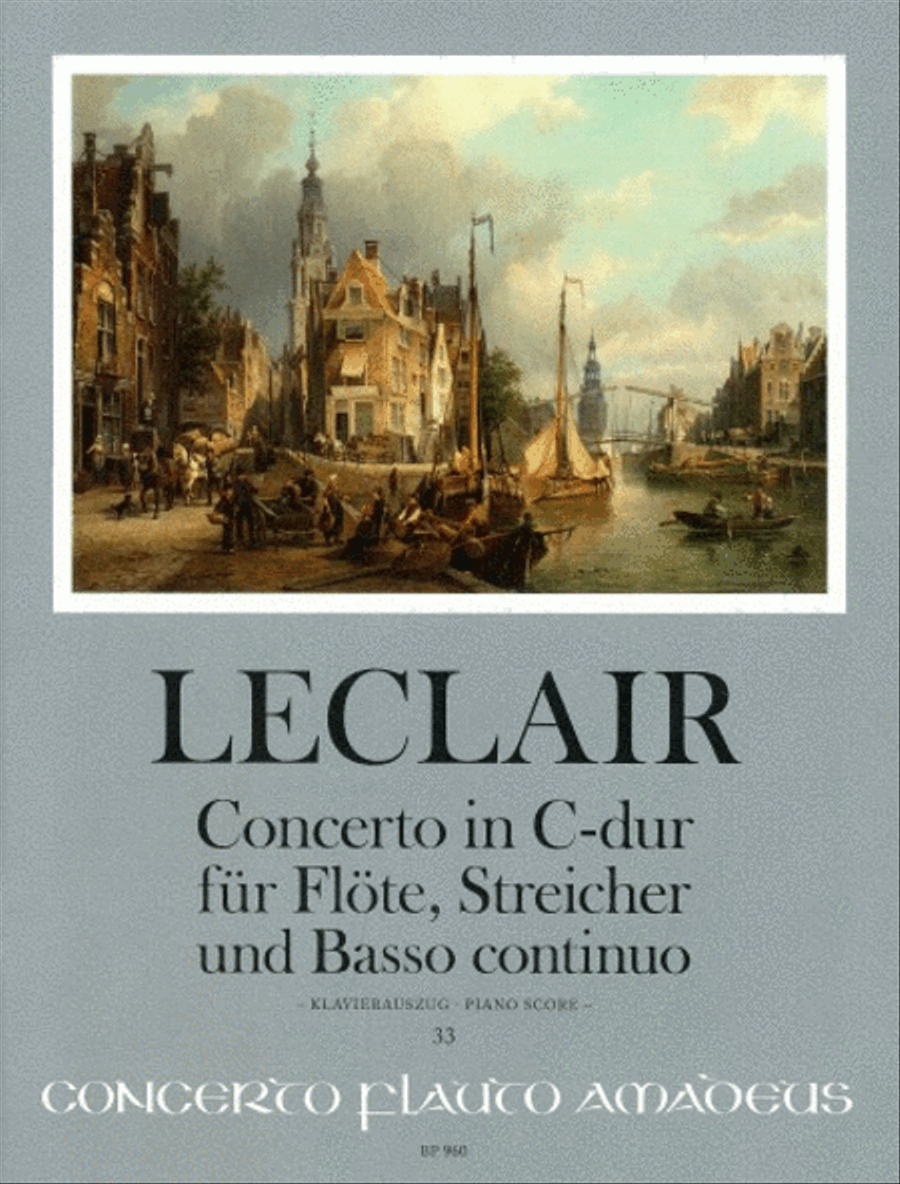 Concerto in C major op. 7/3 Flute scores gallery preview page 1
