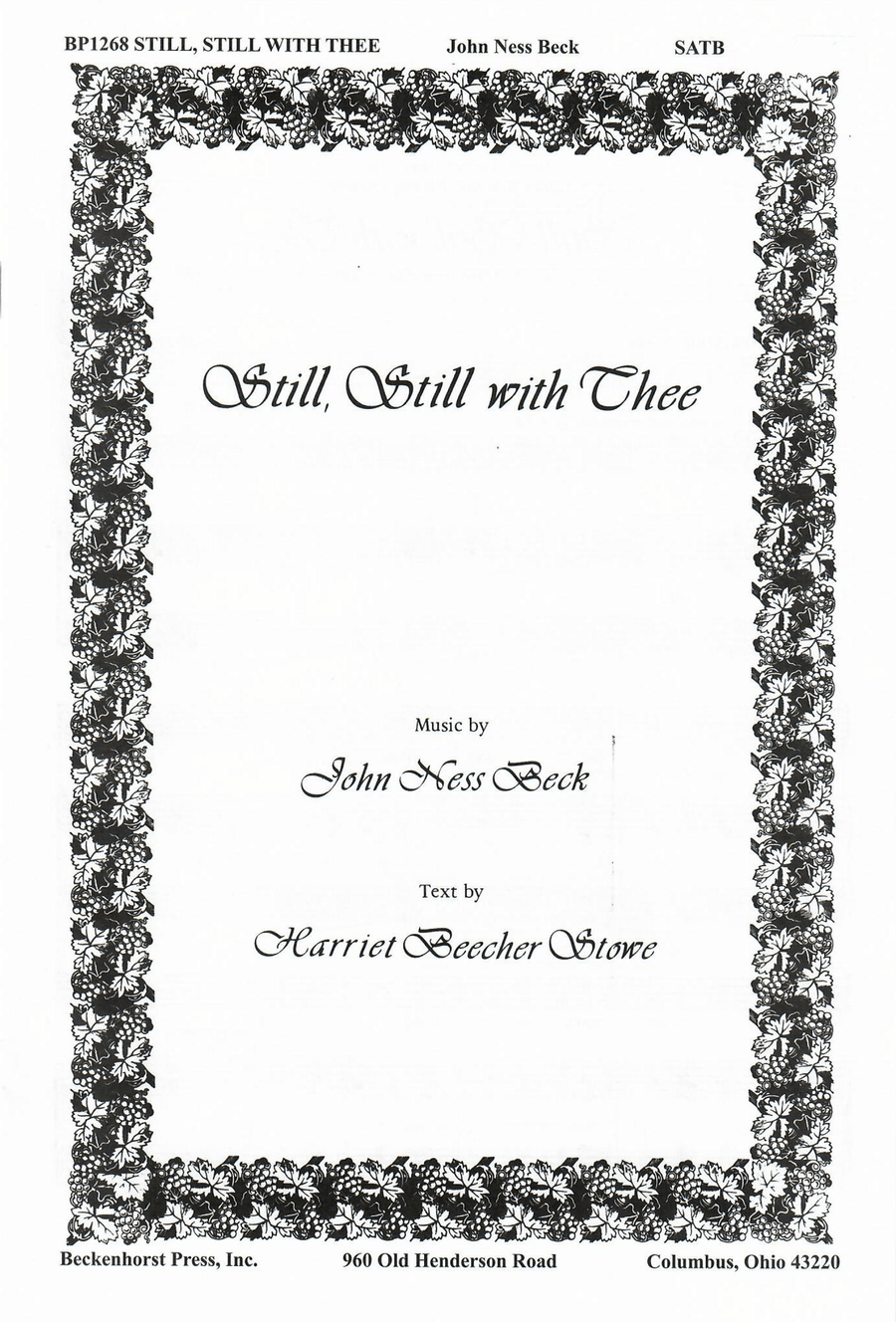 Still, Still with Thee 4-Part scores gallery preview page 1