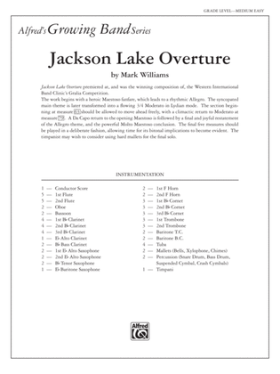 Book cover for Jackson Lake Overture: Score