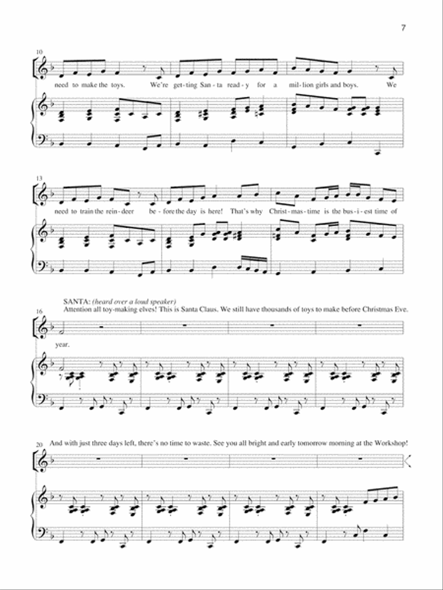 Nanny Claus -- The North Pole Nanny Choir scores gallery preview page 4