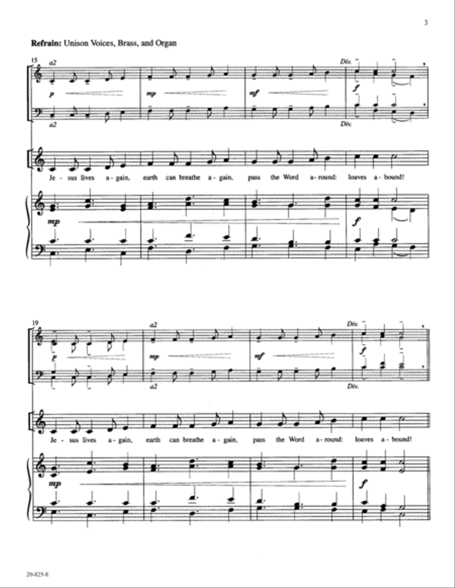 Let Us Talents and Tongues Employ Organ scores gallery preview page 3