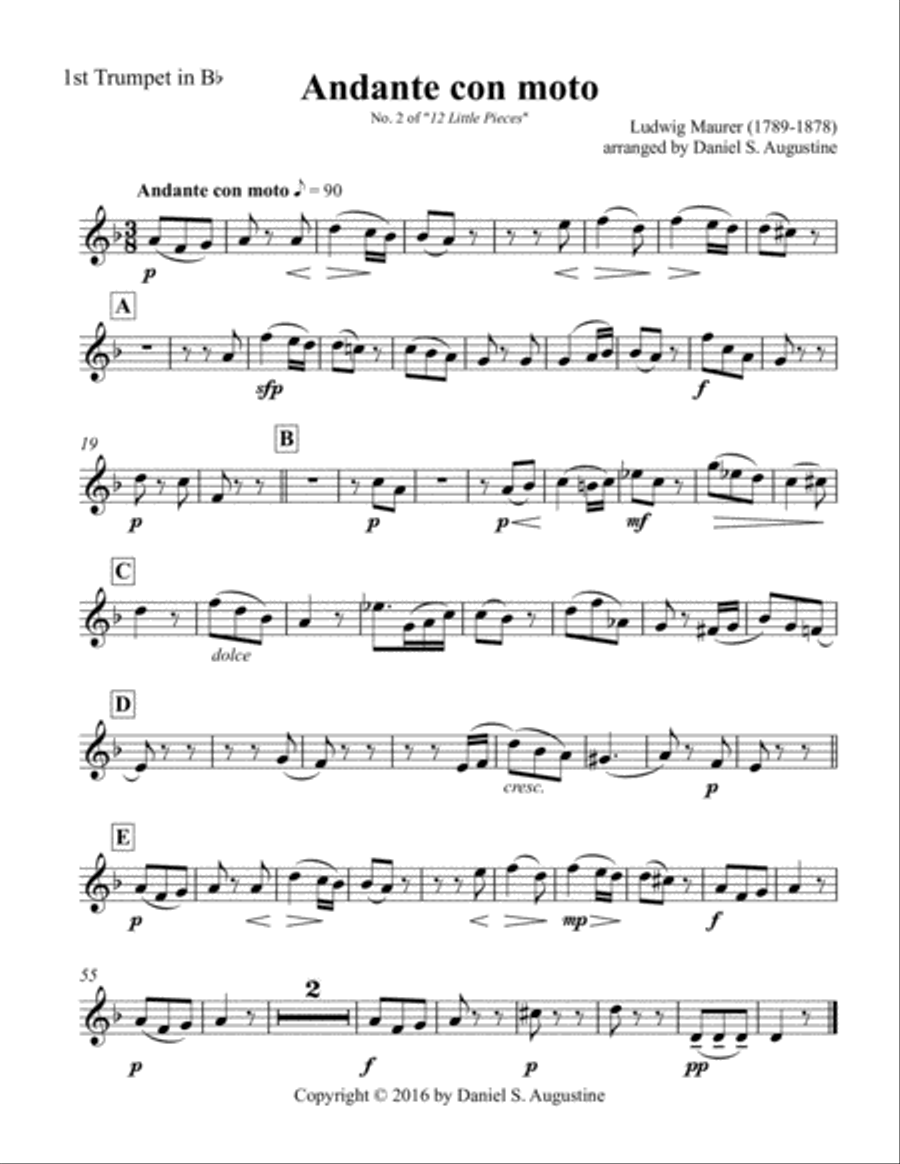 12 Little Pieces Brass Ensemble scores gallery preview page 6