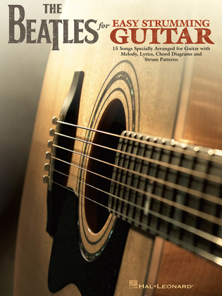 Book cover for The Beatles for Easy Strumming Guitar