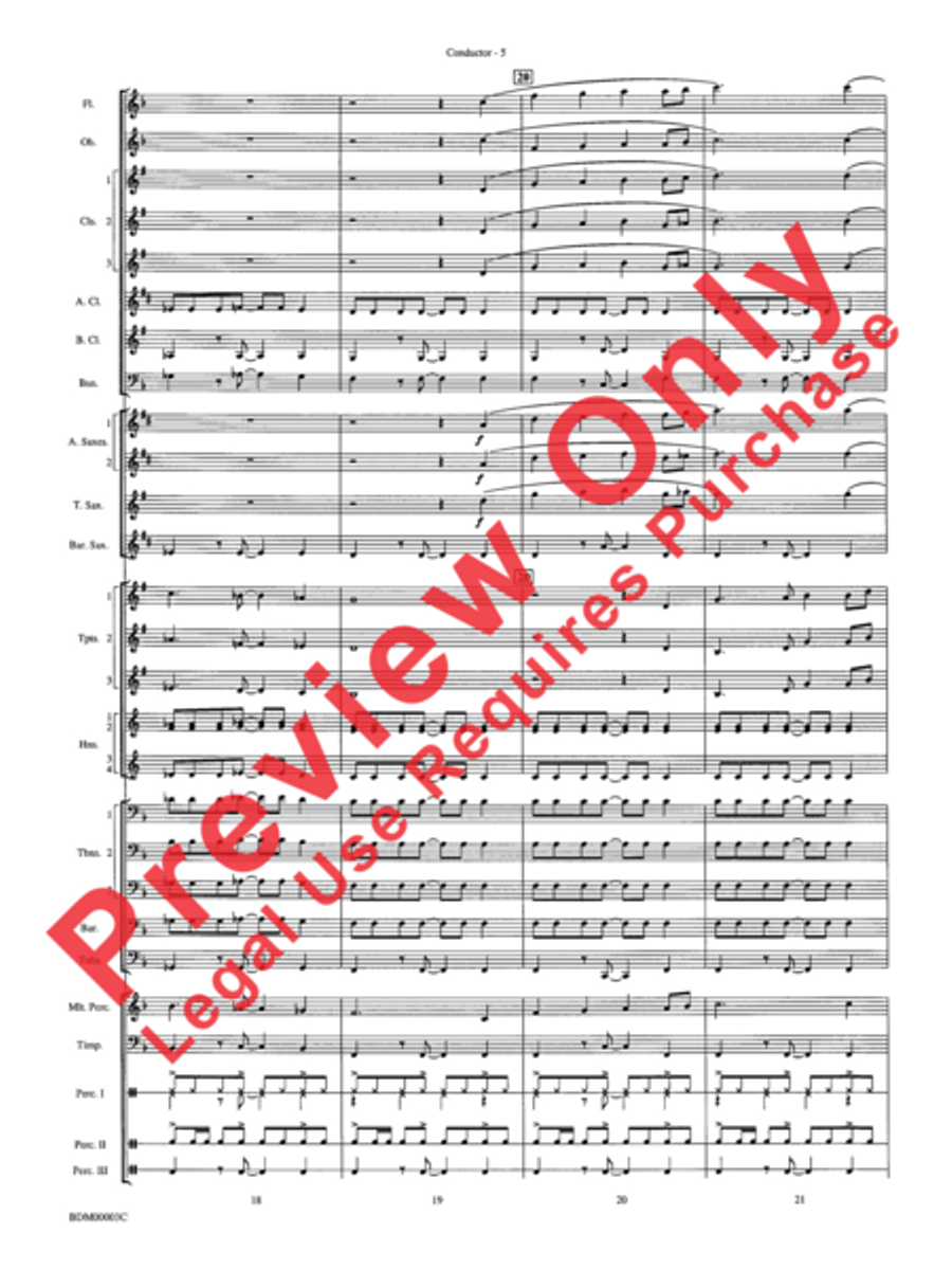 Overture de Argentina Overture de Argentina Concert Band scores gallery preview page 7
