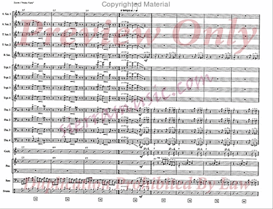 Hobo Flats Big Band scores gallery preview page 11