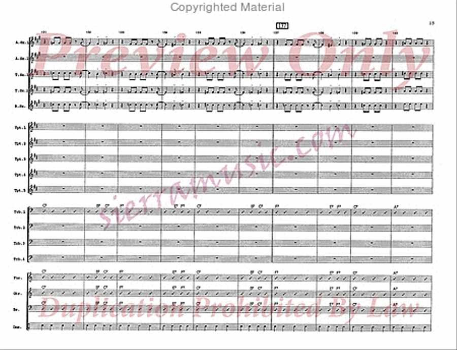 Tree Frog Big Band scores gallery preview page 16