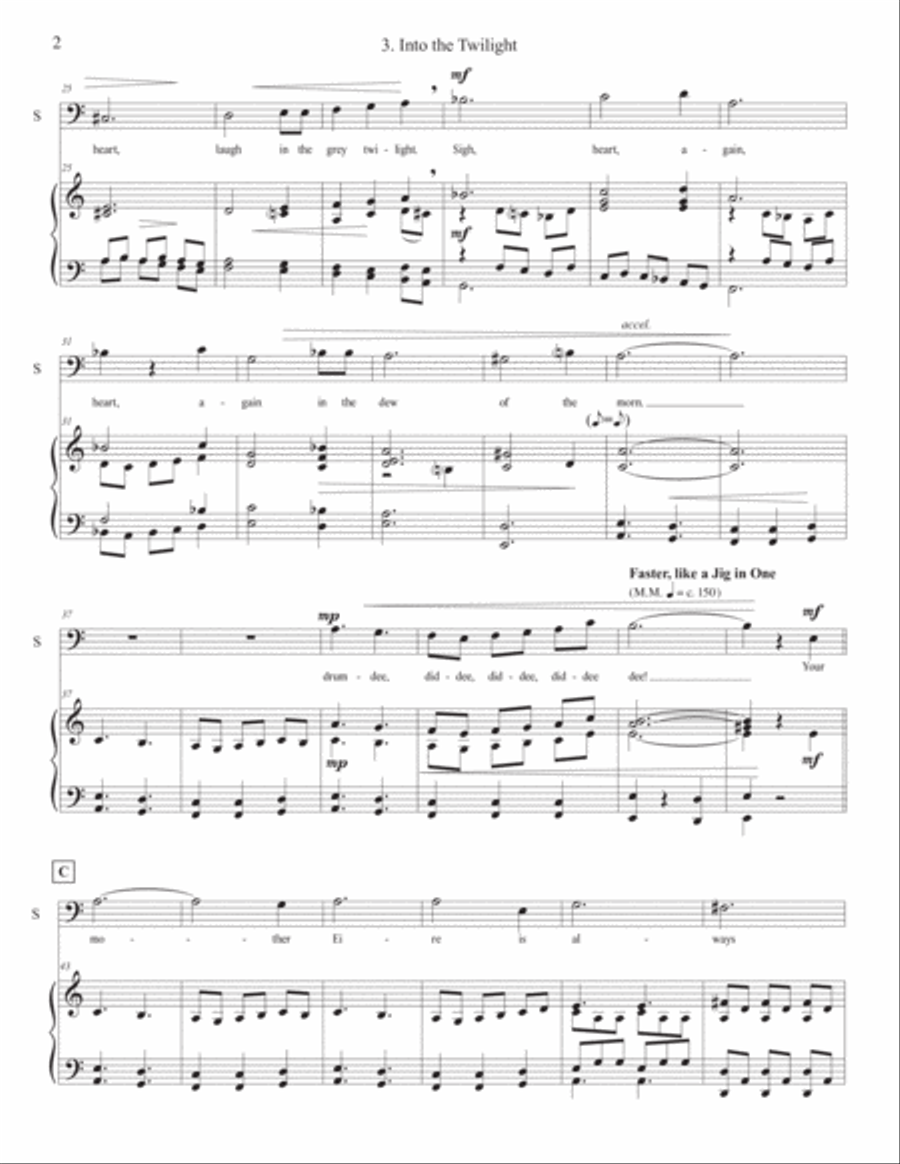 Into the Twilight (Clifton Davis) solo low voice with piano, from 