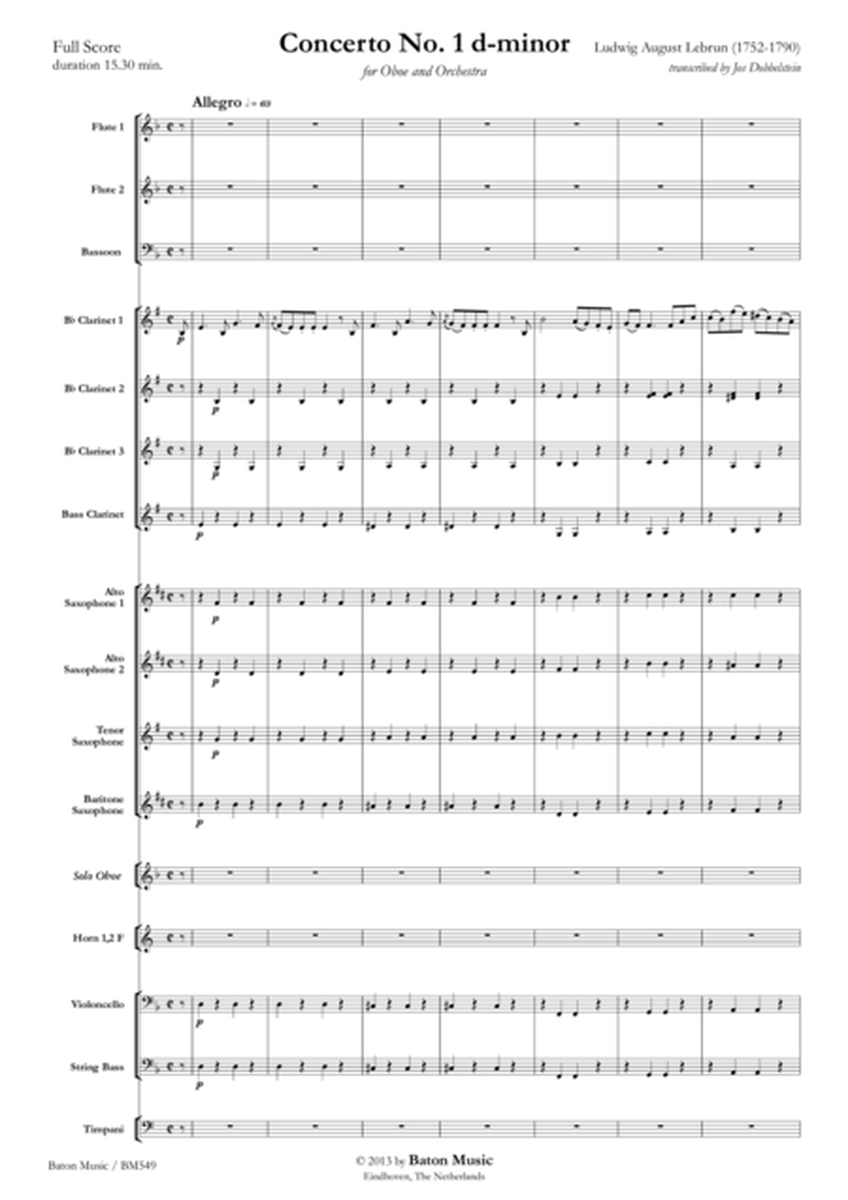 Concerto No. 1 d-minor