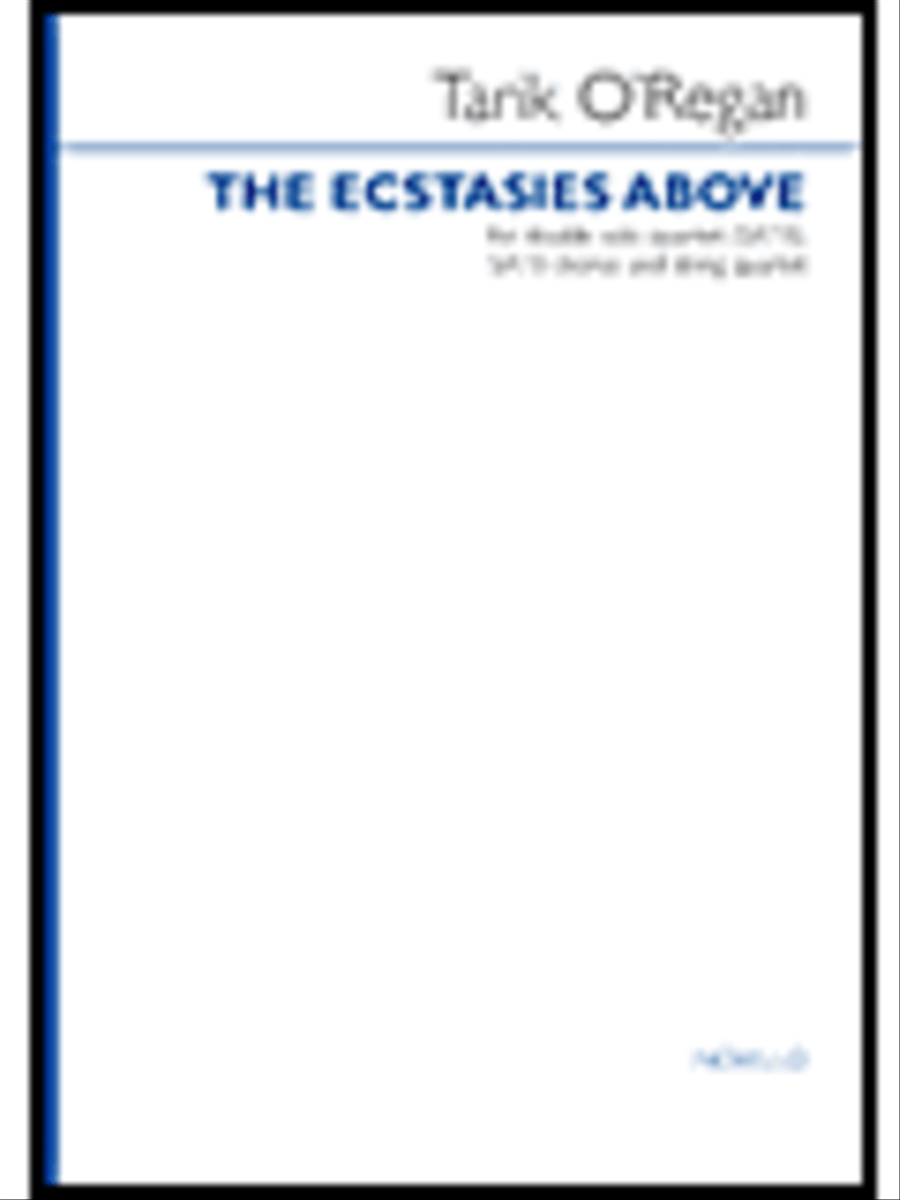 The Ecstasies Above 4-Part scores gallery preview page 1
