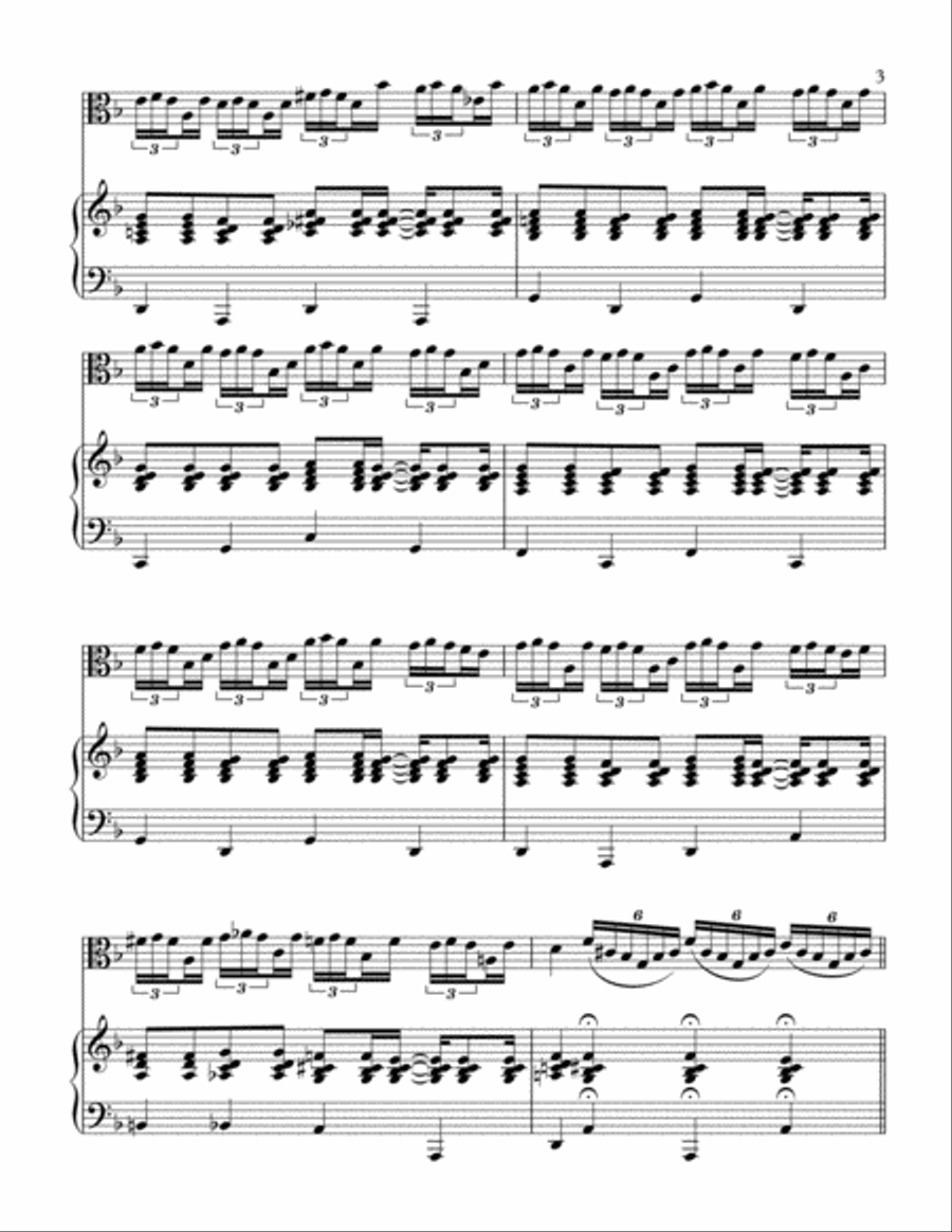 Those Were The Days Viola scores gallery preview page 4