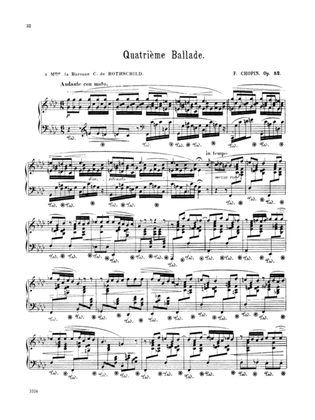 Book cover for Chopin: Ballades (Ed. Franz Liszt)