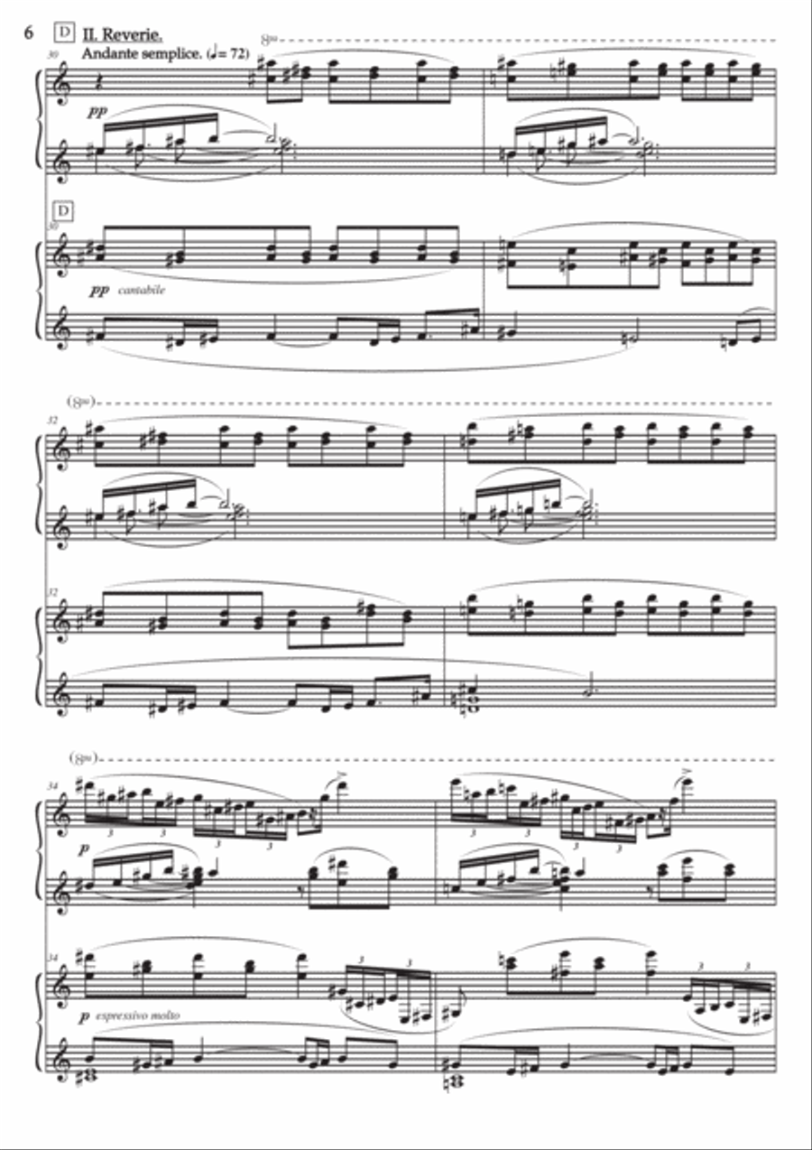 Fantasy for Two Pianos 2 Pianos, 4-Hands scores gallery preview page 6