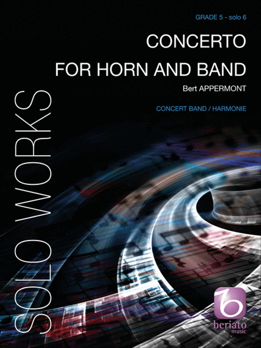 Concerto for Horn and Band Concert Band scores gallery preview page 1