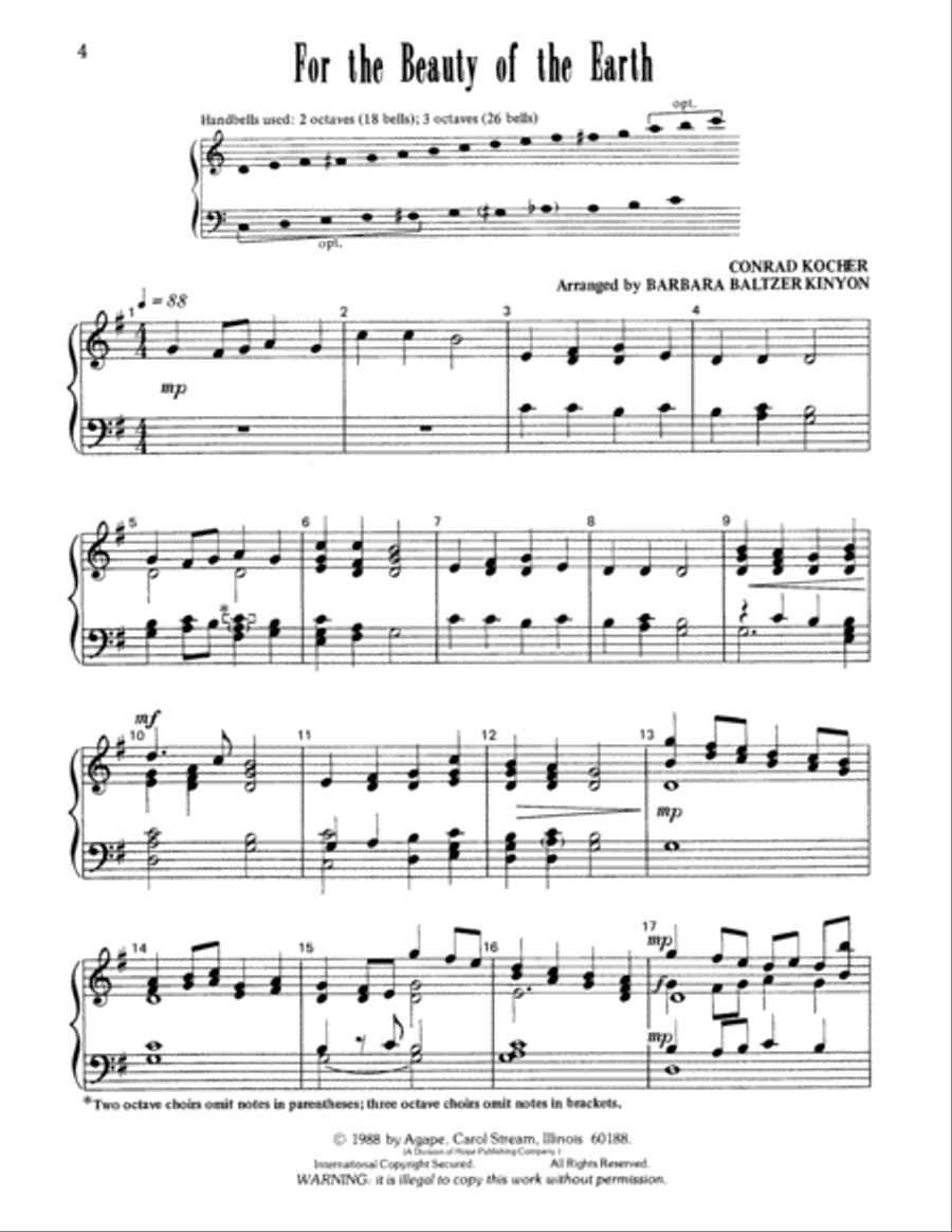 Thanksgiving Bells Thanksgiving Bells 3-Octaves scores gallery preview page 11