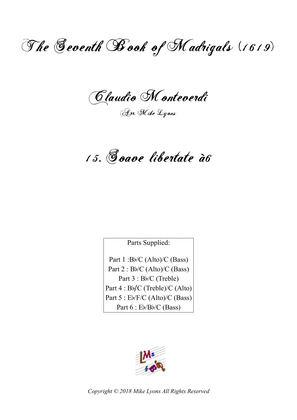 Monteverdi - The Seventh Book of Madrigals (1619) - 15. Soave Libertate a6